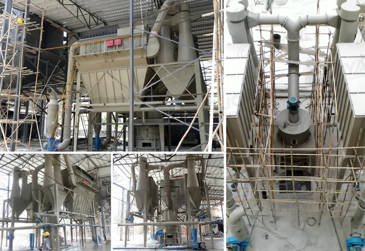 5tph Calcite powder grinding line in Vietnam